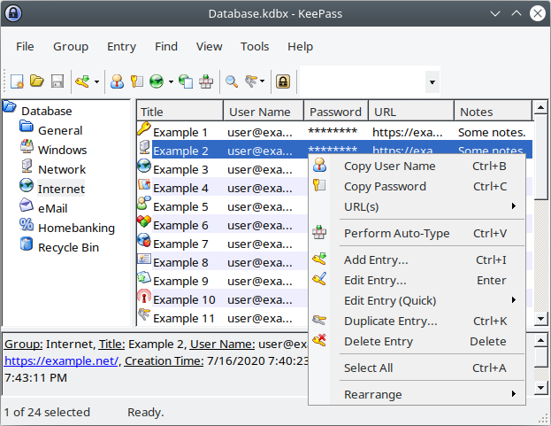 KeePass, Mono sayesinde Ubuntu 20.04’de